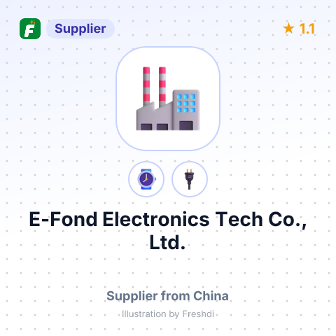 E-Fond Electronics Tech Co., Ltd. – summary card, no photo uploaded yet