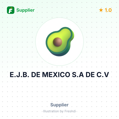 E.J.B. DE MEXICO S.A DE C.V – summary card, no photo uploaded yet