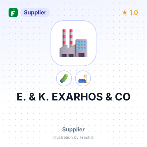 E. & K. EXARHOS & CO – summary card, no photo uploaded yet