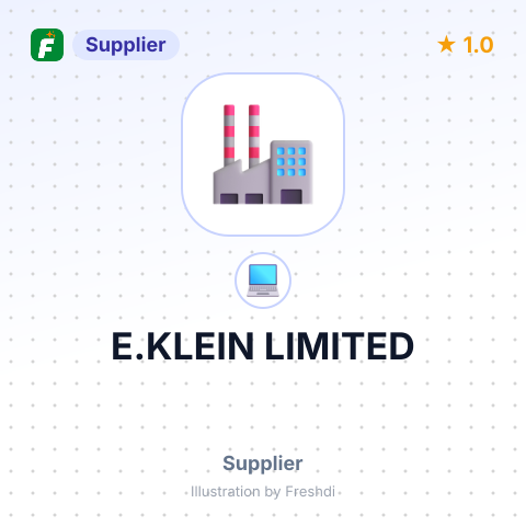 E.KLEIN LIMITED – summary card, no photo uploaded yet
