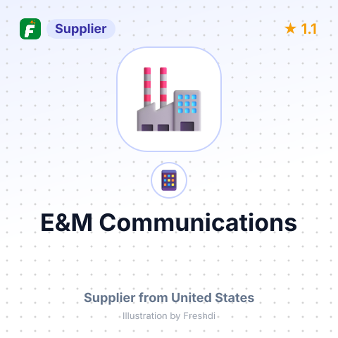 E&M Communications – summary card, no photo uploaded yet