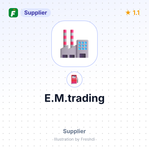 E.M.trading – summary card, no photo uploaded yet