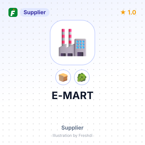 E-MART – summary card, no photo uploaded yet