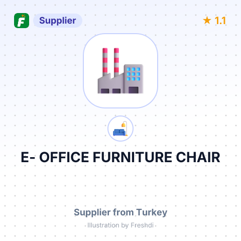E- OFFICE FURNITURE CHAIR – summary card, no photo uploaded yet