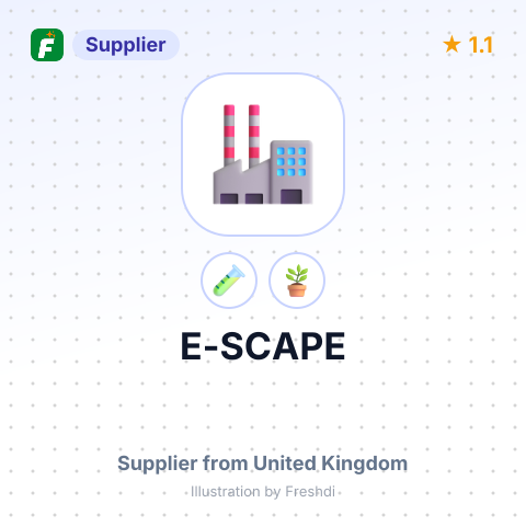 E-SCAPE – summary card, no photo uploaded yet