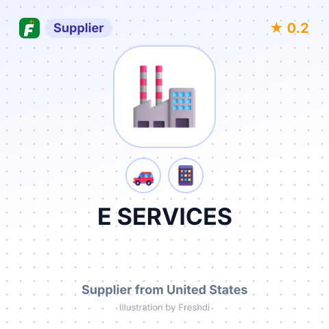 E SERVICES – summary card, no photo uploaded yet