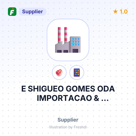 E SHIGUEO GOMES ODA IMPORTACAO & EXPORTACAO – summary card, no photo uploaded yet