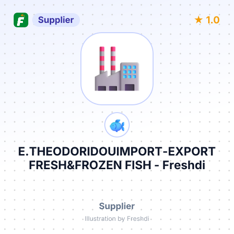 E.THEODORIDOUIMPORT-EXPORT FRESH&FROZEN FISH – summary card, no photo uploaded yet