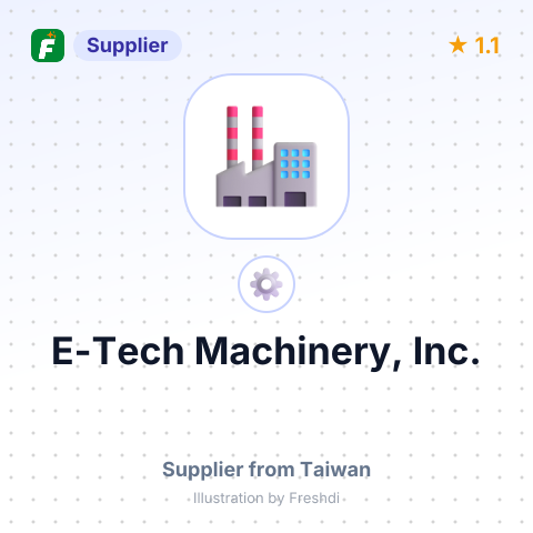 E-Tech Machinery, Inc. – summary card, no photo uploaded yet