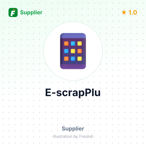 E-scrapPlu – summary card, no photo uploaded yet