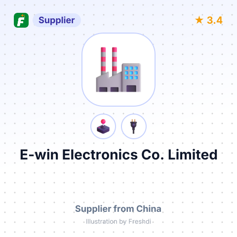 E-win Electronics Co., Limited – summary card, no photo uploaded yet