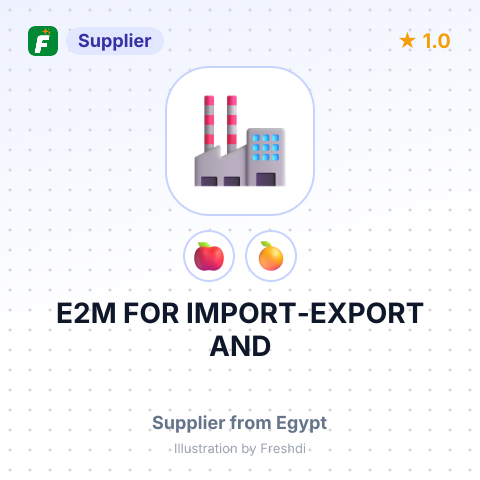 E2M FOR IMPORT-EXPORT AND – summary card, no photo uploaded yet
