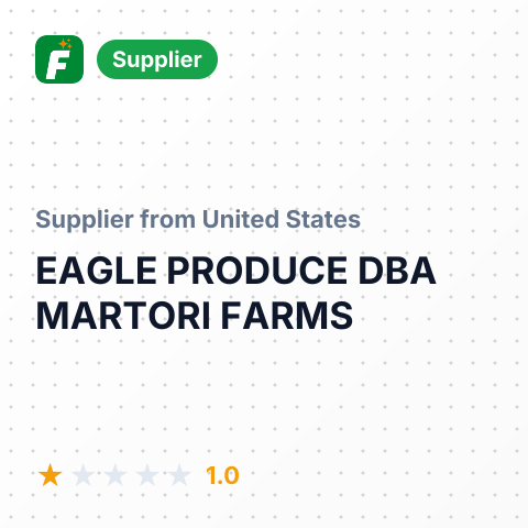 EAGLE PRODUCE DBA MARTORI FARMS – summary card, no photo uploaded yet