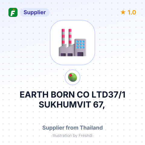 EARTH BORN CO LTD37/1 SUKHUMVIT 67, – summary card, no photo uploaded yet