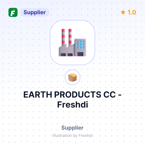 EARTH PRODUCTS CC – summary card, no photo uploaded yet