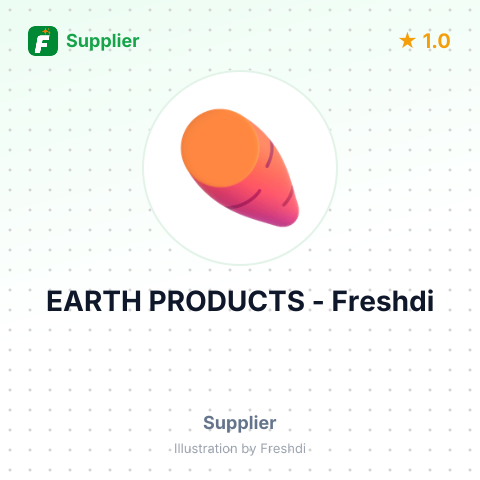 EARTH PRODUCTS – summary card, no photo uploaded yet