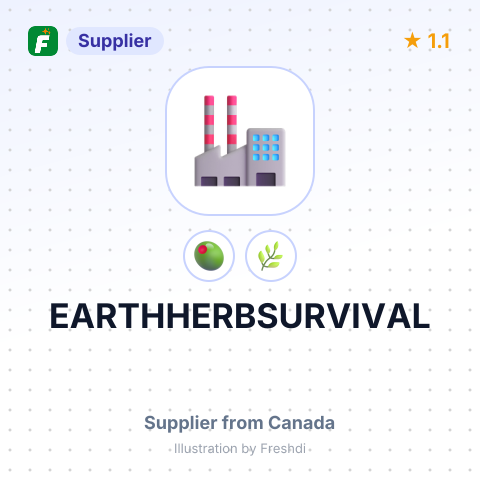 EARTHHERBSURVIVAL – summary card, no photo uploaded yet