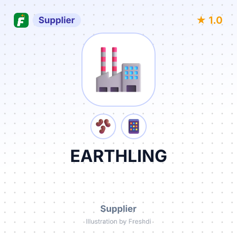EARTHLING – summary card, no photo uploaded yet