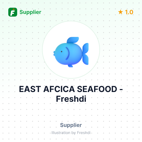 EAST AFCICA SEAFOOD – summary card, no photo uploaded yet