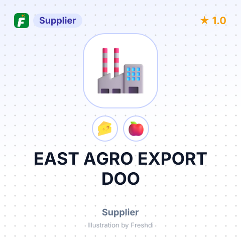 EAST AGRO EXPORT DOO – summary card, no photo uploaded yet