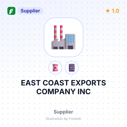 EAST COAST EXPORTS COMPANY INC – summary card, no photo uploaded yet