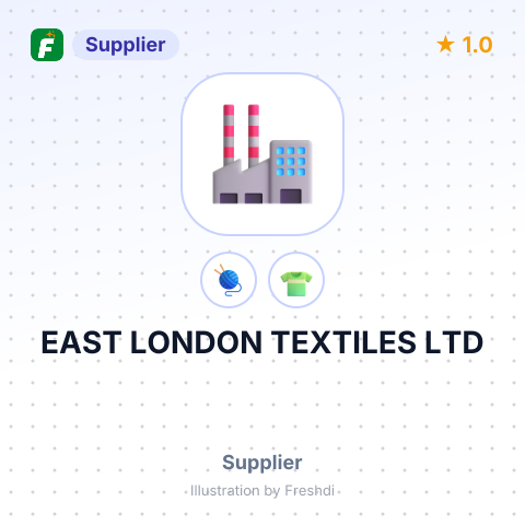 EAST LONDON TEXTILES LTD – summary card, no photo uploaded yet