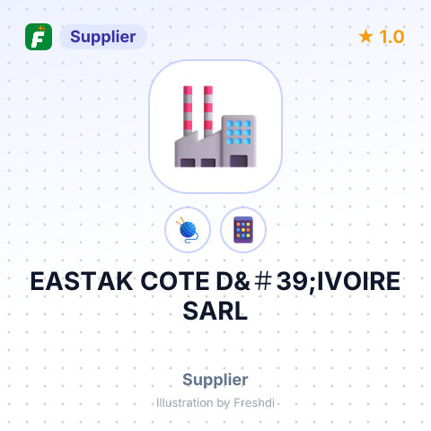 EASTAK COTE D&＃39;IVOIRE SARL – summary card, no photo uploaded yet