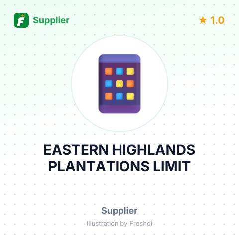EASTERN HIGHLANDS PLANTATIONS LIMIT – summary card, no photo uploaded yet
