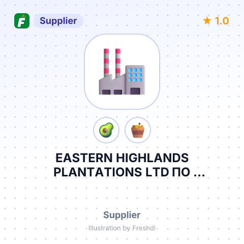 EASTERN HIGHLANDS PLANTATIONS LTD ПО ПОРУЧЕНИЮ THOMPSON LLOYD AND EWART LTD – summary card, no photo uploaded yet