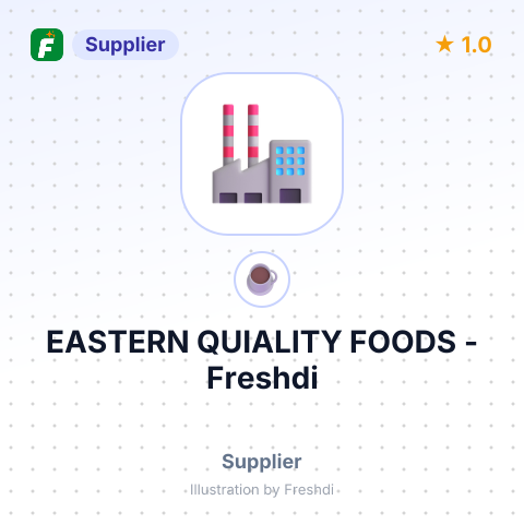 EASTERN QUIALITY FOODS – summary card, no photo uploaded yet
