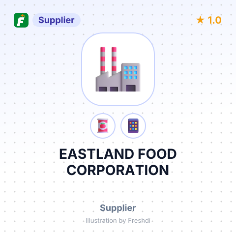 EASTLAND FOOD CORPORATION – summary card, no photo uploaded yet