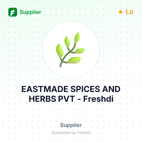 EASTMADE SPICES AND HERBS PVT – summary card, no photo uploaded yet