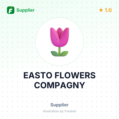 EASTO FLOWERS COMPAGNY – summary card, no photo uploaded yet