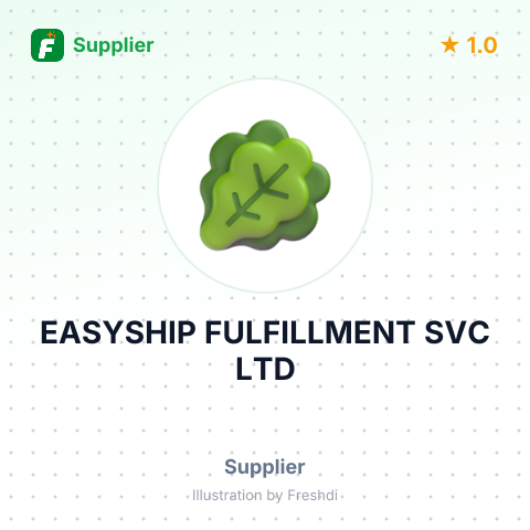EASYSHIP FULFILLMENT SVC LTD – summary card, no photo uploaded yet