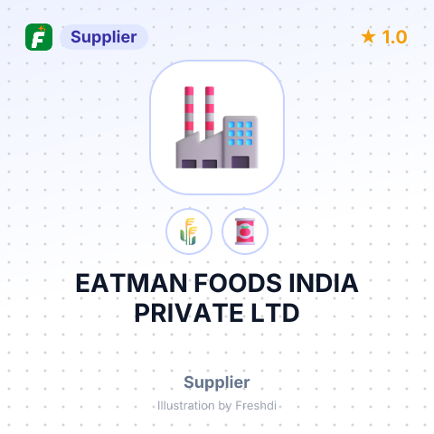 EATMAN FOODS INDIA PRIVATE LTD – summary card, no photo uploaded yet