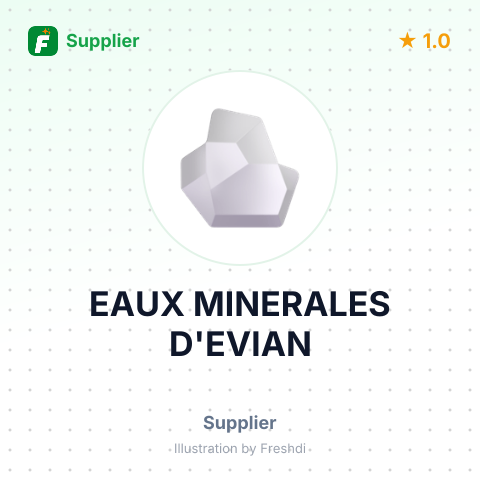 EAUX MINERALES D'EVIAN – summary card, no photo uploaded yet