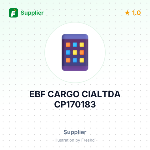 EBF CARGO CIALTDA CP170183 – summary card, no photo uploaded yet