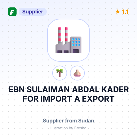 EBN SULAIMAN ABDAL KADER FOR IMPORT A EXPORT – summary card, no photo uploaded yet