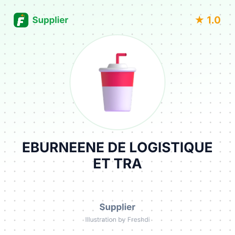 EBURNEENE DE LOGISTIQUE ET TRA – summary card, no photo uploaded yet