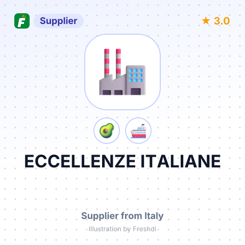 ECCELLENZE ITALIANE – summary card, no photo uploaded yet