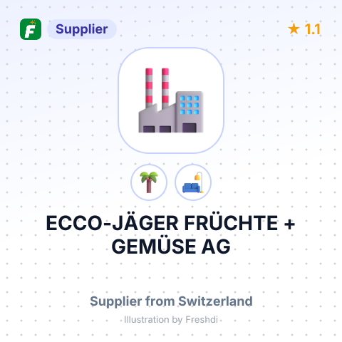 ECCO-JÄGER FRÜCHTE + GEMÜSE AG – summary card, no photo uploaded yet
