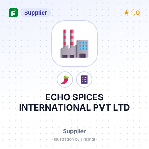 ECHO SPICES INTERNATIONAL PVT LTD – summary card, no photo uploaded yet