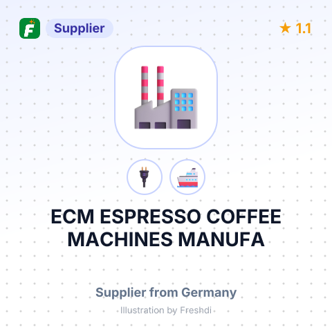 ECM ESPRESSO COFFEE MACHINES MANUFA – summary card, no photo uploaded yet