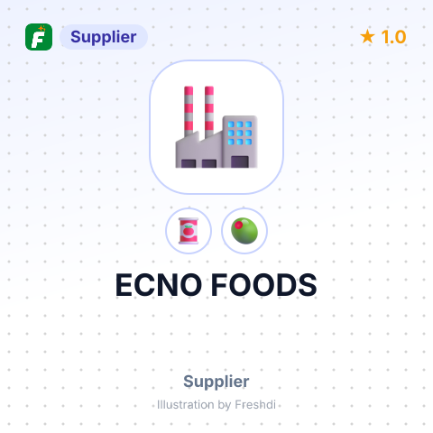 ECNO FOODS – summary card, no photo uploaded yet