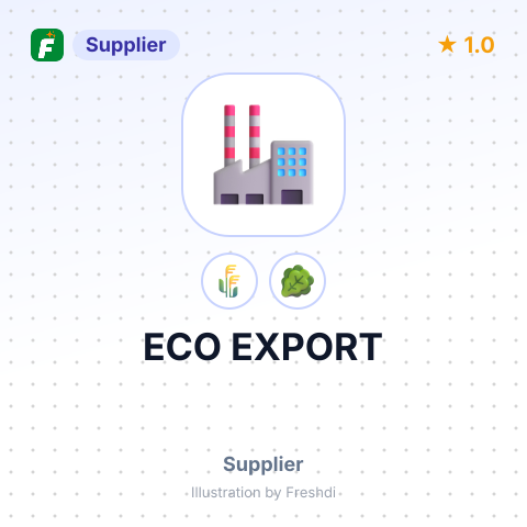 ECO EXPORT – summary card, no photo uploaded yet