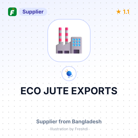 ECO JUTE EXPORTS – summary card, no photo uploaded yet