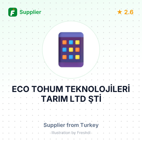 ECO TOHUM TEKNOLOJİLERİ TARIM LTD ŞTİ – summary card, no photo uploaded yet