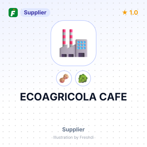 ECOAGRICOLA CAFE – summary card, no photo uploaded yet