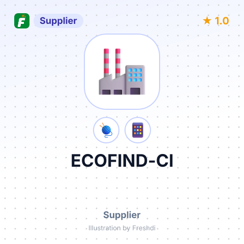 ECOFIND-CI – summary card, no photo uploaded yet