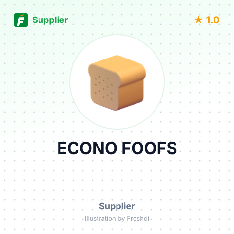 ECONO FOOFS – summary card, no photo uploaded yet